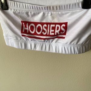 IU Red & White “Hoosier” Bandeau Top